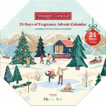 J&otilde;uluk&uuml;&uuml;nalde komplekt, "advendikalender", l&otilde;hna Yankee Candle Advent Wreath, 9.8 g, 25 tk, Mitmev&auml;rviline
