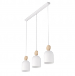 Valgusti lagi Emibig Mesi, GU10, 3 x 8 W, valge v.