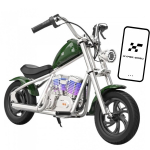 Laste elektriline mootorratas Hyper Gogo C12 App, roheline v.