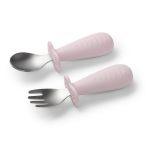 S&ouml;&ouml;giriistade komplekt lastele BabyOno Be Active 1665/02, 1 aasta, roostevaba teras/silikoon, roosa v.