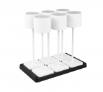 V&auml;lise laualambi komplekt Reality Fernandez, 1.5W, LED, IP54, valge v&auml;rv, 42.7 cm x 40 cm