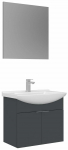 Vannitoa m&ouml;&ouml;bli komplekt Kalune Design Purus 65-321, matt antratsiit v., 50 cm x 65 cm x 58 cm