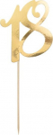 Dekoratsioon Party Deco 18, kuldne v., 20.5 cm