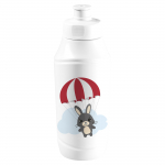Veepudel Ambition Betty & Bunny, valge v./punane v., plastik, 0.375 l