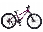 Laste jalgratas, m&auml;gi- Gust Rebex Active, violetne v., 24"