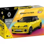 Konstruktor, auto Cobi Renault 5 E-Tech 24673, 78 tk, kollane v.