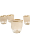 Klaaside komplekt Hermia Splendid 127RKL1189, klaas, 0.29 l, 4 tk