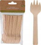 &Uuml;hekordne kahvel Mondex Natural, 10 cm, 30 tk