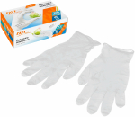 Kindad lateks Simple Solution 00956, valge v., S, 100 tk