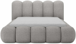 Voodi kahekohaline Oloroso Boucl&eacute; Royal 04, 160 x 200 cm, hall v., ilma madratsita, p&otilde;hjalippidega