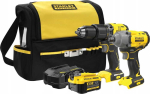 Juhtmevaba t&ouml;&ouml;riistakomplekt koos akuga Stanley SFMCK217M1S-QW, 20 V, 4 Ah, 2 tk