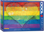 Pusle Eurographics Love & Pride 6000-5542, 67.6 cm x 48.9 cm, 1000 tk, mitmev&auml;rviline