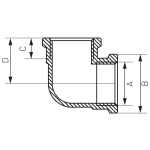 P&otilde;lv Ferro K07Z, 1 1/2" FF