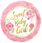 Fooliumist &otilde;hupall &uuml;mmargune Anagram Sweet Baby Girl, roosa v.
