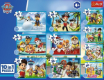 Pusle 10in1 Trefl The Brave PAW Patrol Team, 28 cm x 20 cm, 407 tk