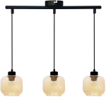 Valgusti lagi Candellux Lighting Marla 33-58263, E27, 3 x 40 W, merevaigu-kollane v. / must v.