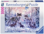 Pusle Ravensburger Snow wolves 191468, 38 cm x 28 cm, 1000 tk, mitmev&auml;rviline