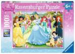 Pusle Ravensburger Disney Princesses 10570, 49 cm x 36 cm, 100 tk, mitmev&auml;rviline