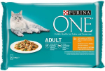 Kassi m&auml;rgtoit Purina One Adult, kanaliha, 0,085 kg x 4 tk