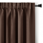 Pimendav kardin Restilo Pleat Blackout, pruun v., 140 cm x 245 cm