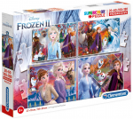 Pusle 4in1 Clementoni Disney Frozen II, 27 cm x 19 cm, 360 tk, mitmev&auml;rviline
