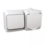 Blokk Schneider Electric WDE000500, valge v., 250 V