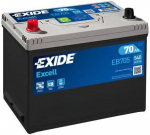 Aku Exide Excell EB705, 12 V, 70 Ah, 540 A