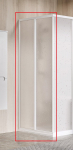 Du&scaron;&scaron;uksed Ravak SuperNOVA SRV2-90 195 S, 90 cm x 195 cm, pearl/plastmass