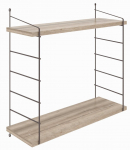 Seinariiul Kalune Design Armoni 2'li, pruun v., 58 cm x 20 cm x 72 cm