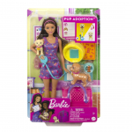 Nukk, kutsika adopteerimise komplekt Mattel Barbie Pup Adoption HKD86, 29 cm, mitmev&auml;rviline