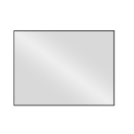 Peegel Masterjero Luna, valgustusega, rippuv, 80 cm x 60 cm