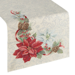 J&otilde;ululaua linik ristk&uuml;likukujuline OSB-158, h&otilde;be v./punane v., 40 x 100 cm