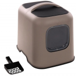 Suletud kassitualett Flamingo Trudy 561408, pruun, suletud, M, 51 cm x 38.5 cm x 44.5 cm