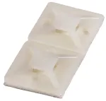 Kaablihoidik Haupa Self Adhesive Sockets 262162, 28 x 28 mm, 100 tk, valge v.