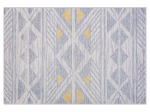 Vaip sise Beliani Kargi, kollane v./hall v., 230 cm x 160 cm