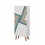 Kingakapp Kalune Design Vegas B 951, valge v., 38 cm x 50 cm x 135 cm