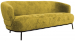 Diivan Home4you Gemala, kollane v., 200 x 84 cm x 82 cm