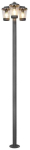 Vabalt seisev v&auml;lisvalgusti Trio Cavado 411060342, 40W, E27, IP44, antratsiit v., 44 cm x 220 cm