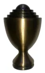 Kardinaaksessuaarid, &Oslash; 25 mm, kuldne v., 2 tk