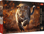 Pusle Trefl Premium Wild Leopard, 68.3 cm x 48 cm, 1000 tk, must v./punane v./oranž v.