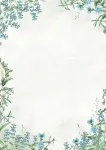 Dekoratiivpaber Galeria Papieru FIORI, A4, 100 g/m&sup2;, helesinine v., 29.7 cm x 21 cm, 50 lk. tk.