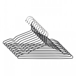 Riidepuu Okko LSMD074, must, 10 tk