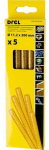 Liimipulk Drel, 20 cm x 11.2 cm, kuldne, 5 tk