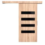 Uks Forli, sisel&uuml;kandustele, 205 cm, must v./sonoma tamm v.