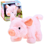 Pehme m&auml;nguasi siga Piggy Toby, roosa v.