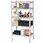 Riiul Springos HA5161, 180 cm x 90 cm, valge v.