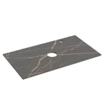 Lauaplaat Dekton 259737, 81 cm, must v.