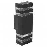 &Otilde;ue seinavalgusti Eko-Light Vini, 15W, GU10, IP54, must v., 11 cm x 29.5 cm