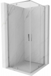 Du&scaron;ikabiin Mexen Exo 8110-090-090-01-00, ruudukujuline, aluseta, 90 cm x 90 cm x 200 cm