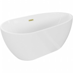 Vann, teisaldatav Mexen Eos, 170 cm x 75 cm x 58 cm, ovaalne, valge